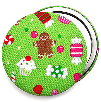 ''Gingerbread'' Christmas Stocking Filler Mirror, 2 of 4