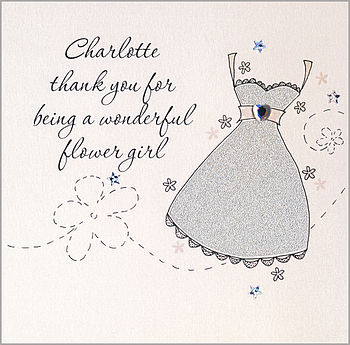 Personalised Wedding Thank You Card, 5 of 6