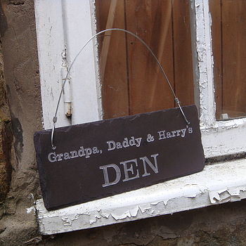 Personalised Engraved Slate Shed Sign, 5 of 9