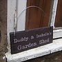 Personalised Engraved Slate Shed Sign, thumbnail 1 of 9