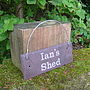 Personalised Engraved Slate Shed Sign, thumbnail 8 of 9