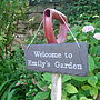 Personalised Engraved Slate Garden Sign, thumbnail 4 of 6