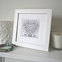 Miniature Cats In A Treeheart Print, thumbnail 1 of 2