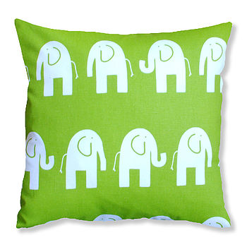 Handmade Retro Elephant Cushion, 6 of 8