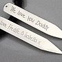 Personalised Message Collar Stiffeners, thumbnail 4 of 12