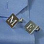 Square Sterling Silver 'Secret Message' Cufflinks, thumbnail 6 of 6