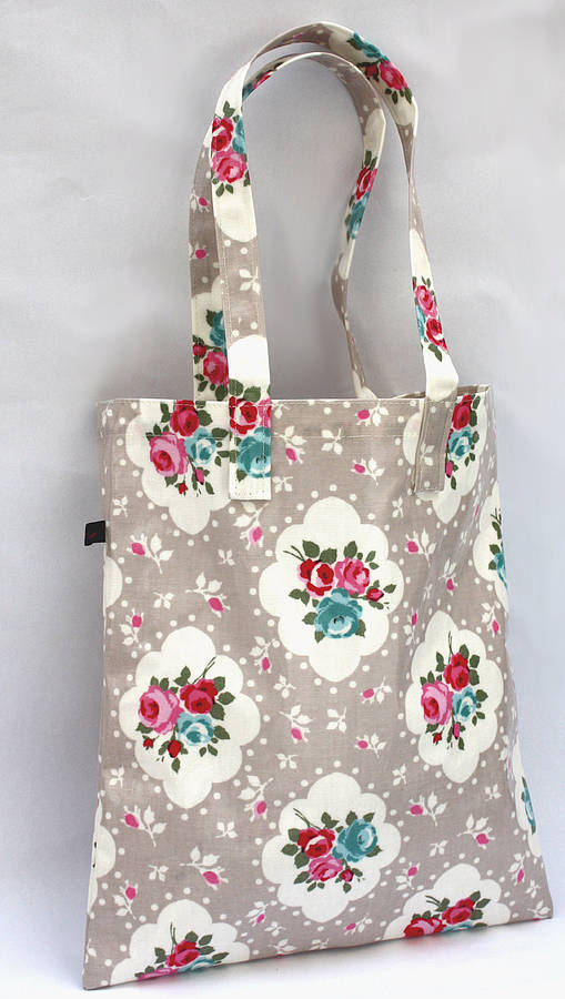 oilcloth vintage inspired book bags by love lammie & co ...