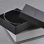 Super Fine Soft Hammered Gold Bangle, thumbnail 3 of 5