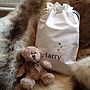 Personalised Baby Bag And Optional Teddy Bear, thumbnail 2 of 8