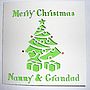 Personalised Laser Cut Christmas Tree Card, thumbnail 4 of 5