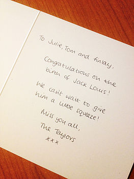 Personalised New Baby Boy & Girl Card, 4 of 8