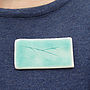 Handmade Porcelain Brooch With Twig Design, thumbnail 1 of 6
