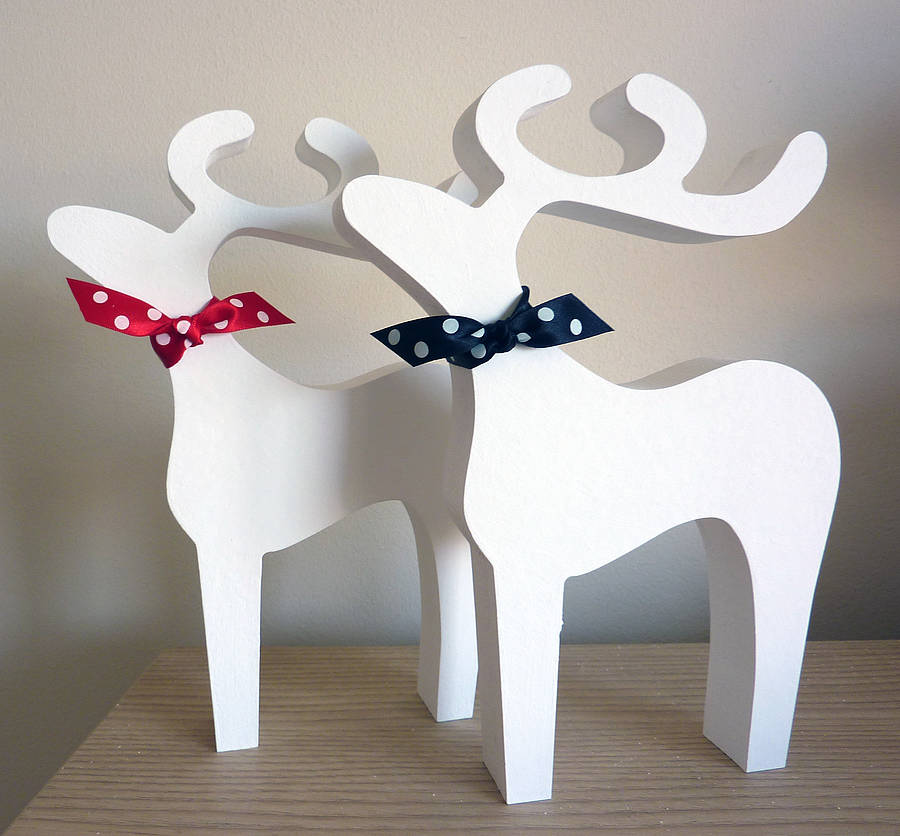  christmas  reindeer  decoration  by little cherub design 