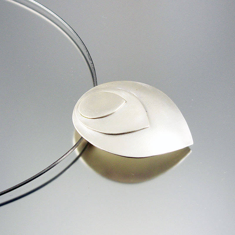 Petal Layered Silver Pendant By Carin Lindberg Jewellery (Camali Design ...
