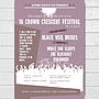 Personalised Host Your Own Festival Poster Print, thumbnail 1 of 7