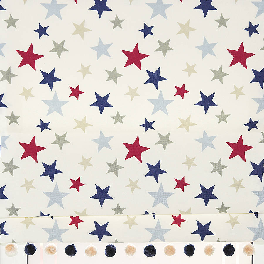 Stars Roman Blind By The Nursery Blind Company | notonthehighstreet.com