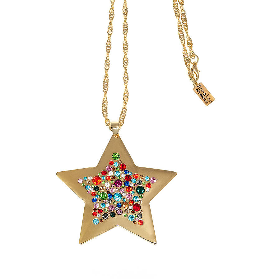 Wish Upon A Star Pendant By Anna Lou Of London 