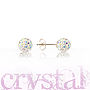 Crystal Ball And Sterling Silver Earrings, thumbnail 3 of 12