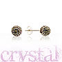 Crystal Ball And Sterling Silver Earrings, thumbnail 3 of 12