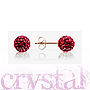 Crystal Ball And Sterling Silver Earrings, thumbnail 6 of 12