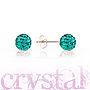 Crystal Ball And Sterling Silver Earrings, thumbnail 7 of 12