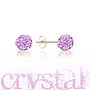 Crystal Ball And Sterling Silver Earrings, thumbnail 8 of 12