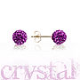Crystal Ball And Sterling Silver Earrings, thumbnail 10 of 12