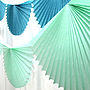 Paper Fan Garland Bunting Party Decoration, thumbnail 2 of 12