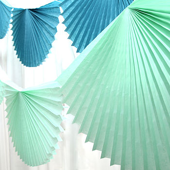 Paper Fan Garland Bunting Party Decoration, 2 of 12