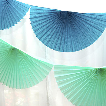 Paper Fan Garland Bunting Party Decoration, 11 of 12