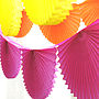 Paper Fan Garland Bunting Party Decoration, thumbnail 1 of 12