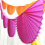 Paper Fan Garland Bunting Party Decoration, thumbnail 12 of 12