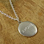 Personalised Men's Sterling Silver Pebble Necklace, thumbnail 8 of 8