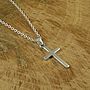 Personalised Sterling Silver Cross Necklace, thumbnail 6 of 6
