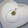 Murano Glass And Sterling Silver Circle Pendant, thumbnail 6 of 6