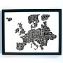 Gastronomy Map Print Set A3, thumbnail 3 of 11