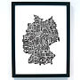 Gastronomy Map Print Set A3, thumbnail 5 of 11