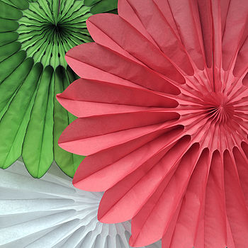 Deluxe Tissue Paper Fan Party Decoration, 5 of 10
