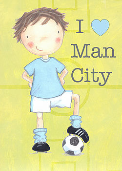 Personalised Football Print Man City, 2 of 9