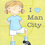 Personalised Football Print Man City, thumbnail 5 of 9