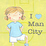 Personalised Football Print Man City, thumbnail 6 of 9