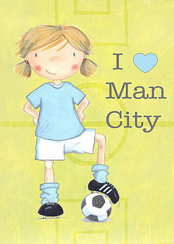 Personalised Football Print Man City, 6 of 9