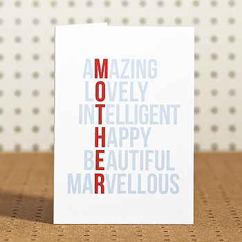 'Amazing' Mother's Day Card, 2 of 2
