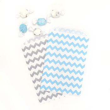 Chevron Print Paper Party Bags, 4 of 12