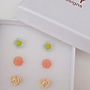 Garden Party Petite Flower Earring Gift Set, thumbnail 3 of 6