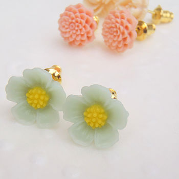 Garden Party Petite Flower Earring Gift Set, 6 of 6