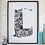 Best Of London Screen Print, thumbnail 1 of 4