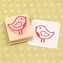 Christmas Robin Rubber Stamp, thumbnail 2 of 4