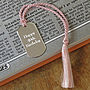 Personalised Solid Sterling Silver Bookmark, thumbnail 2 of 6