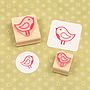 Christmas Robin Rubber Stamp, thumbnail 1 of 4